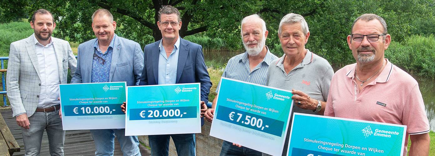 € 87.500,- subsidie voor leefbaarheid dorpen en wijken in Emmen