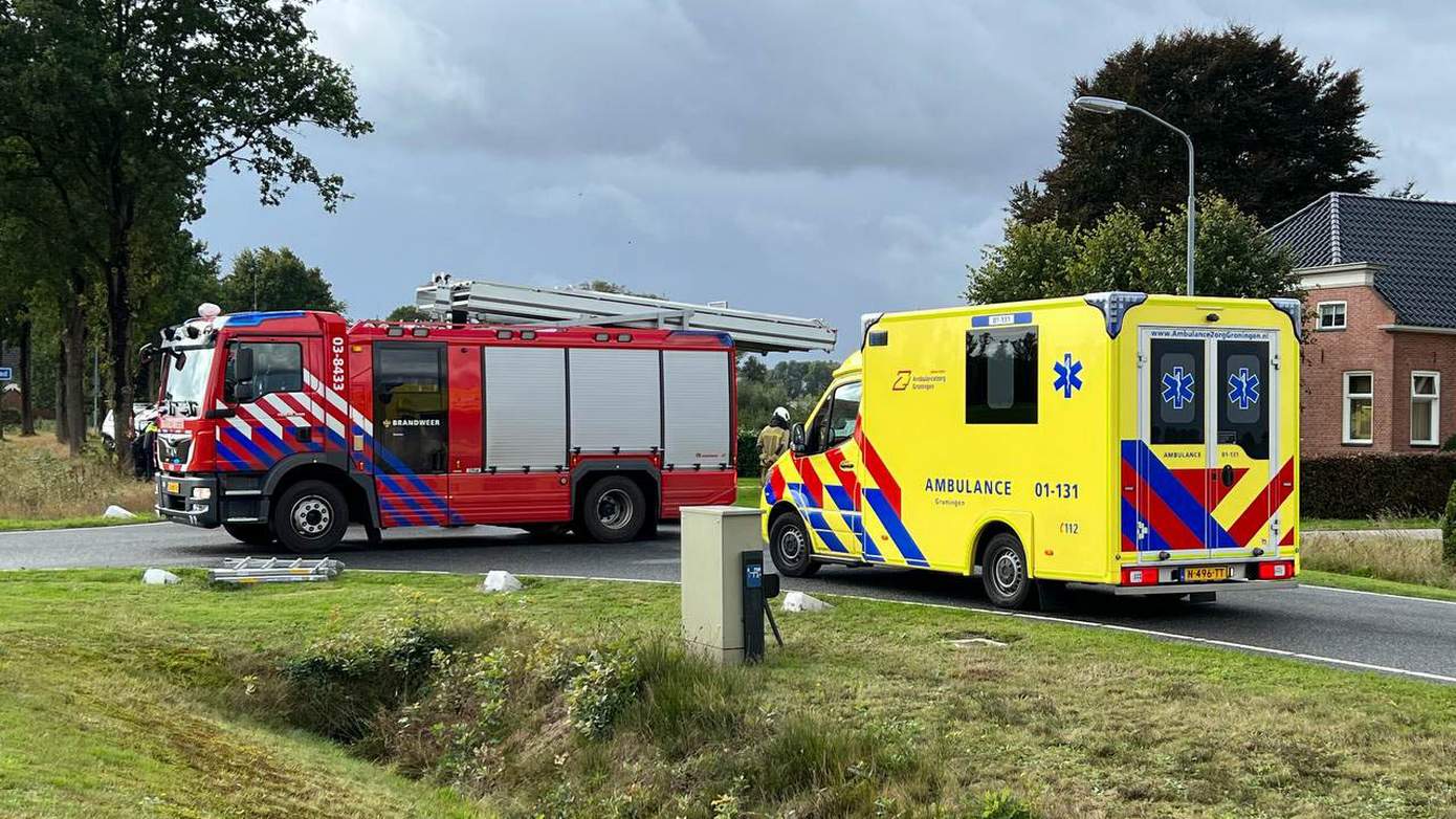 Traumahelikopter bij ernstig eenzijdig ongeval