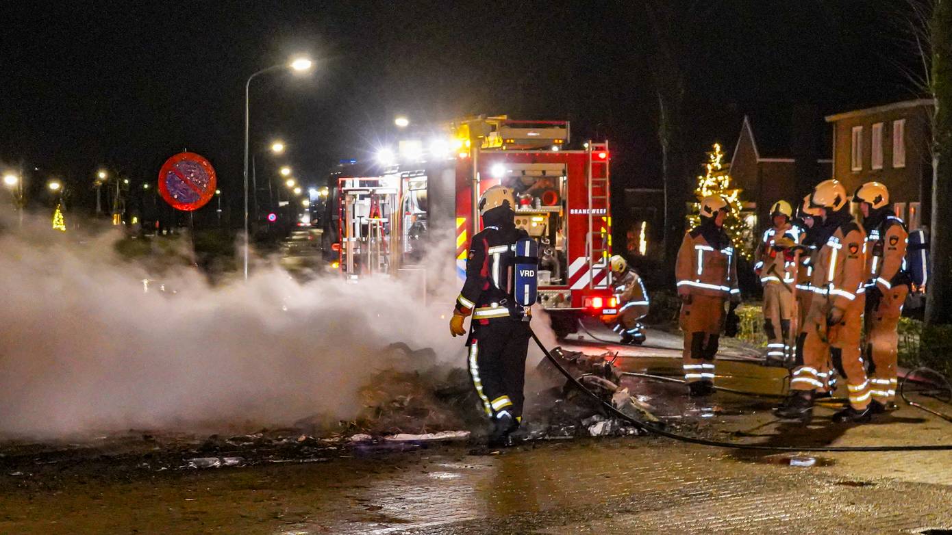 Caravan uitgebrand in Smilde