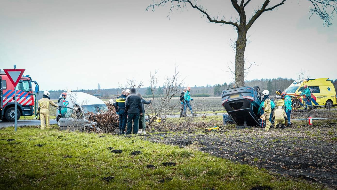 Traumahelikopter ingezet voor ernstig ongeval met drie gewonden