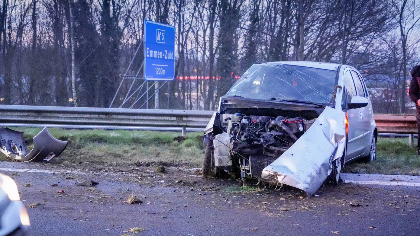 Meerdere ongevallen door gladheid op de A37 (Video)