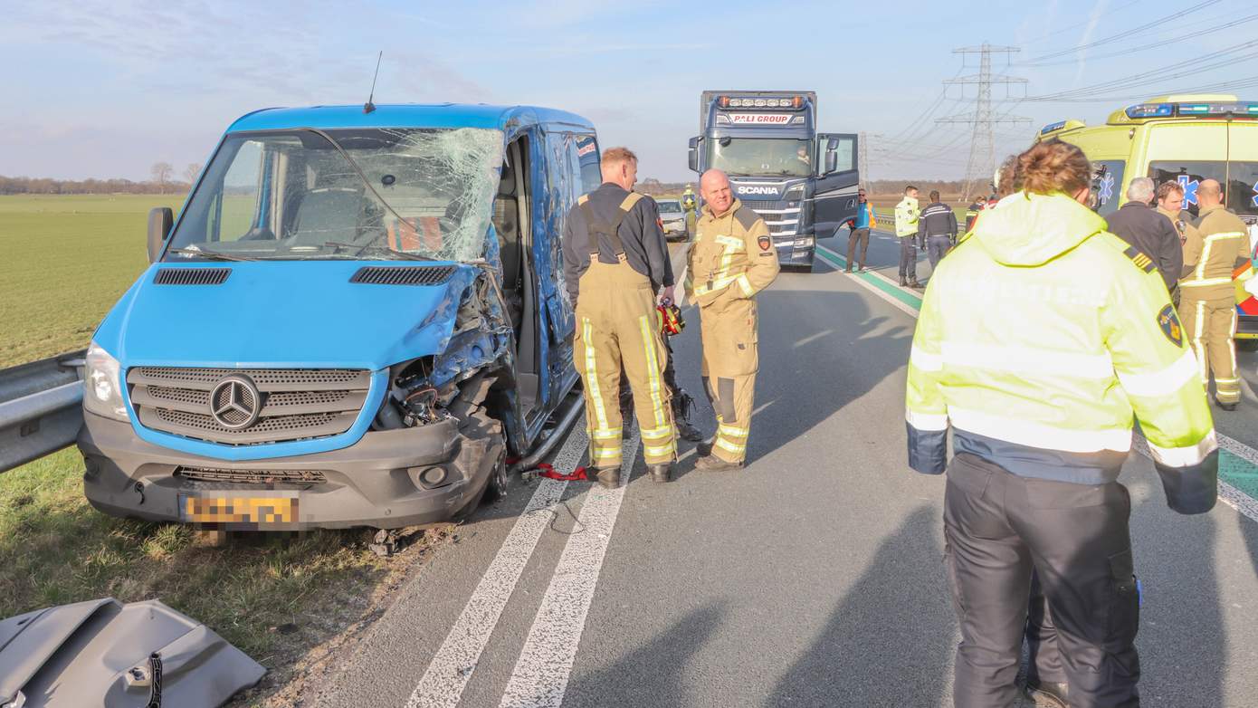 Traumahelikopter ingezet voor ernstig ongeval op N34