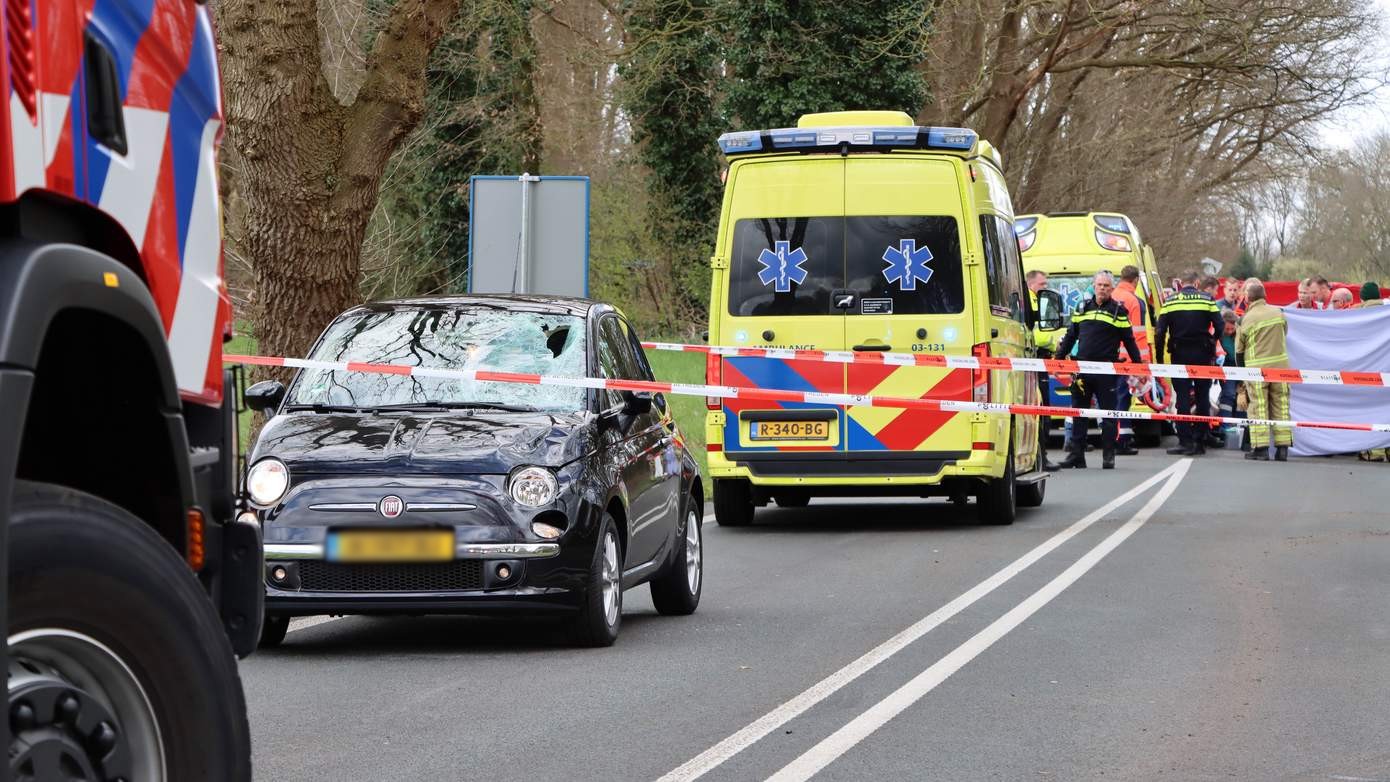 Traumahelikopter ingezet voor ernstig ongeval tussen voetganger en auto