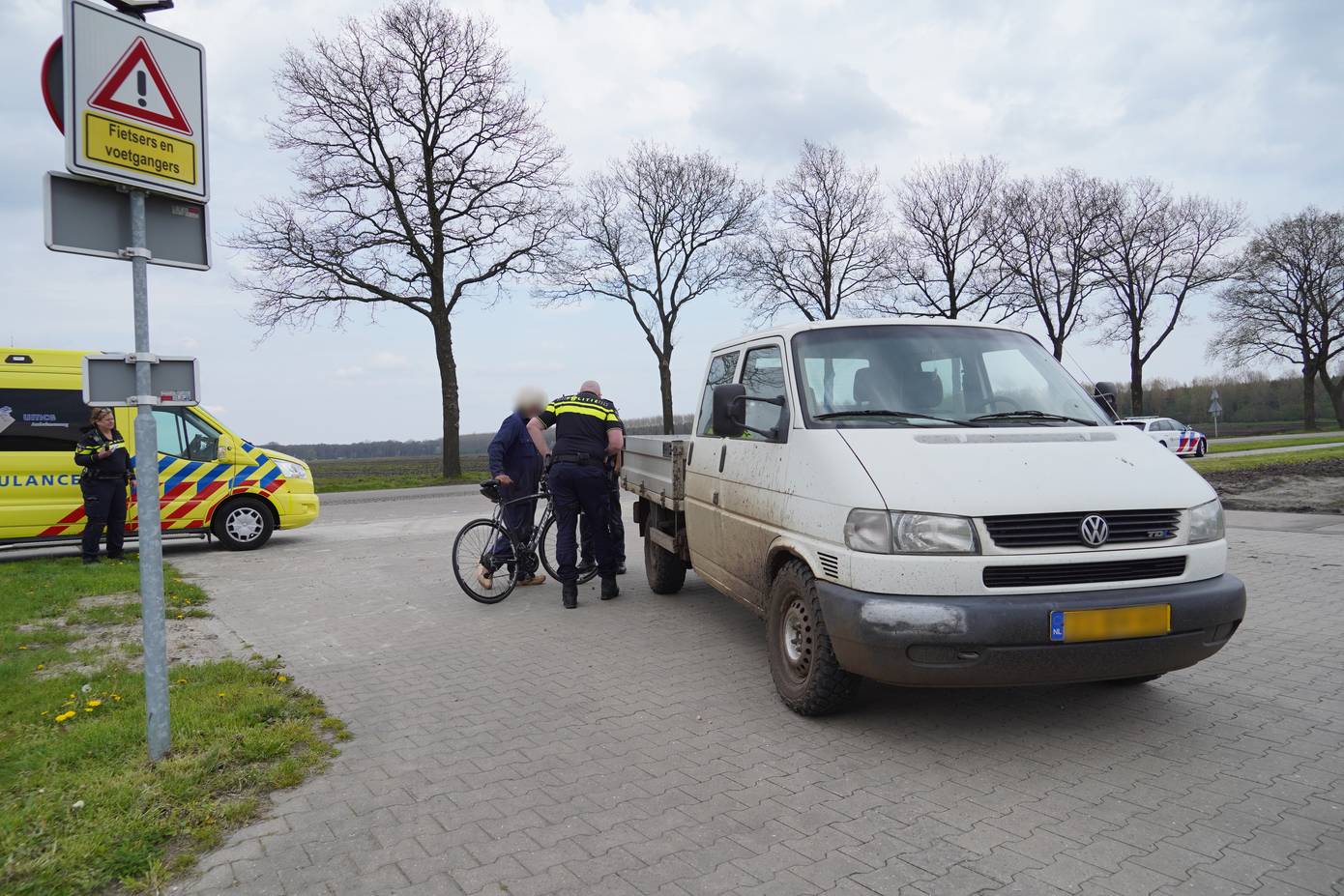 Fietser zwaargewond bij ongeval in Smilde