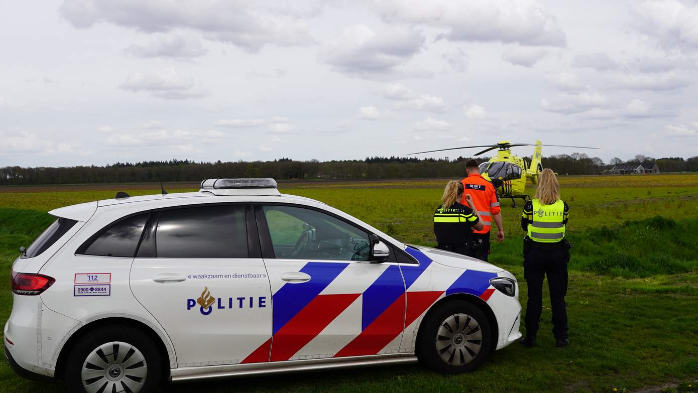 Traumahelikopter ingezet voor assistentie van ambulance in Bovensmilde