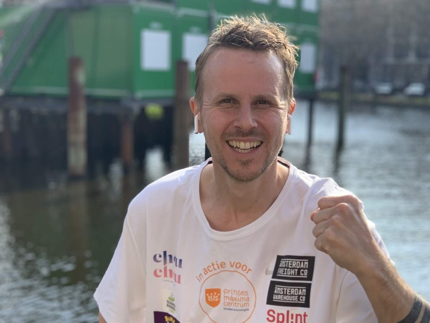 Jeroen van Veen loopt halve marathon voor Prinses Maxima Medisch Centrum