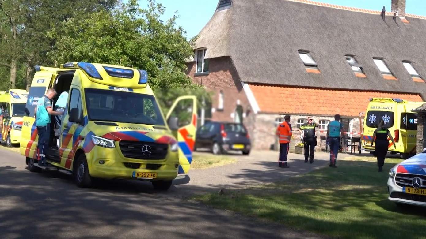 Traumahelikopter ingezet voor steekpartij met ernstig gewonde (video)