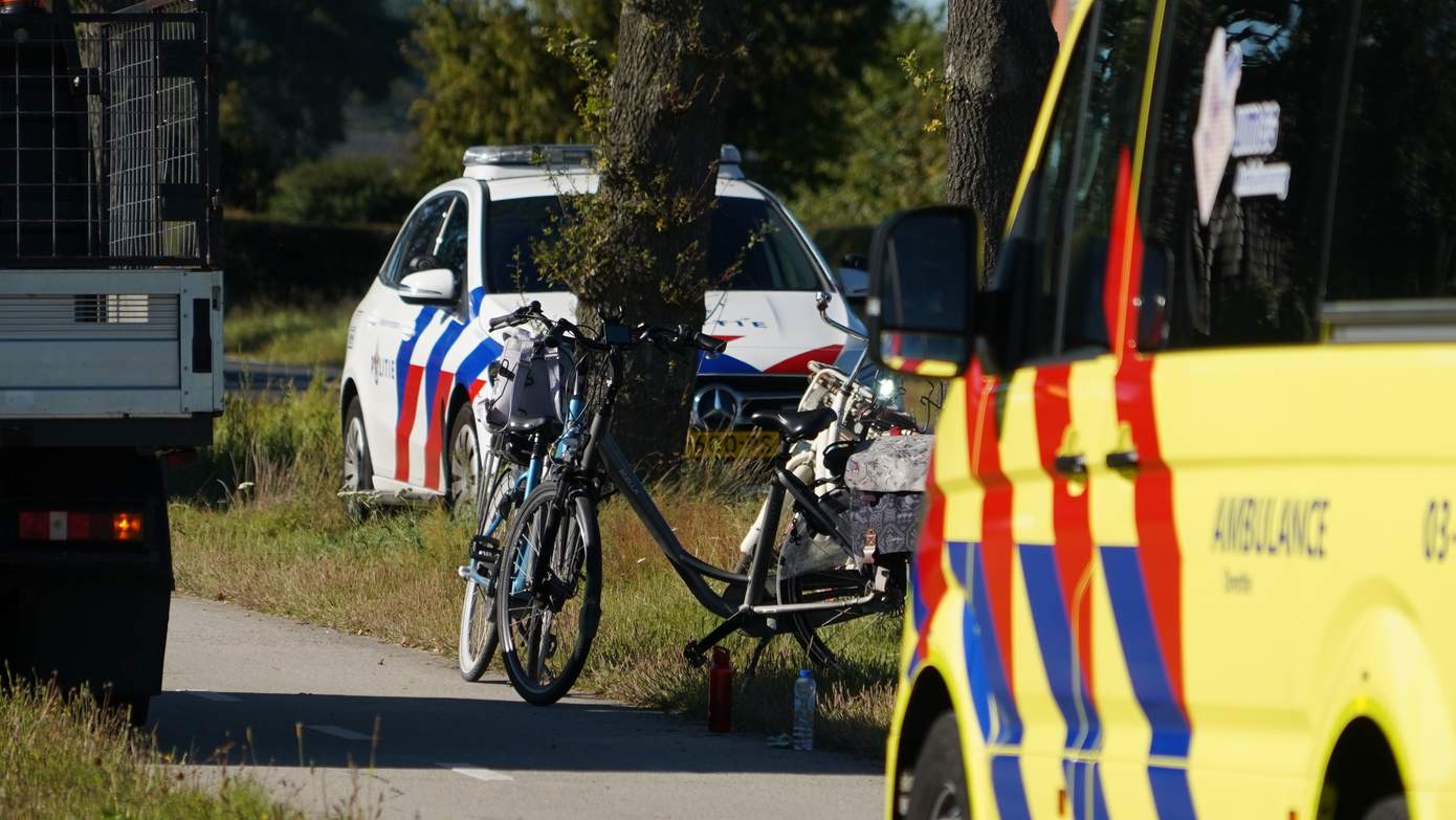 Fietsster gewond na botsing in Zuidvelde