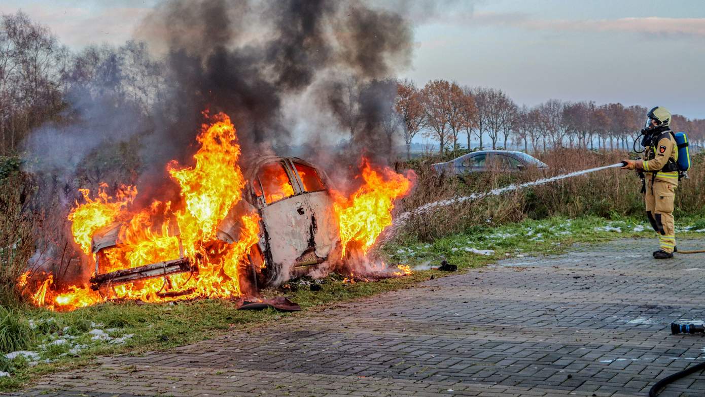 Gestolen auto uitgebrand op parkeerplaats