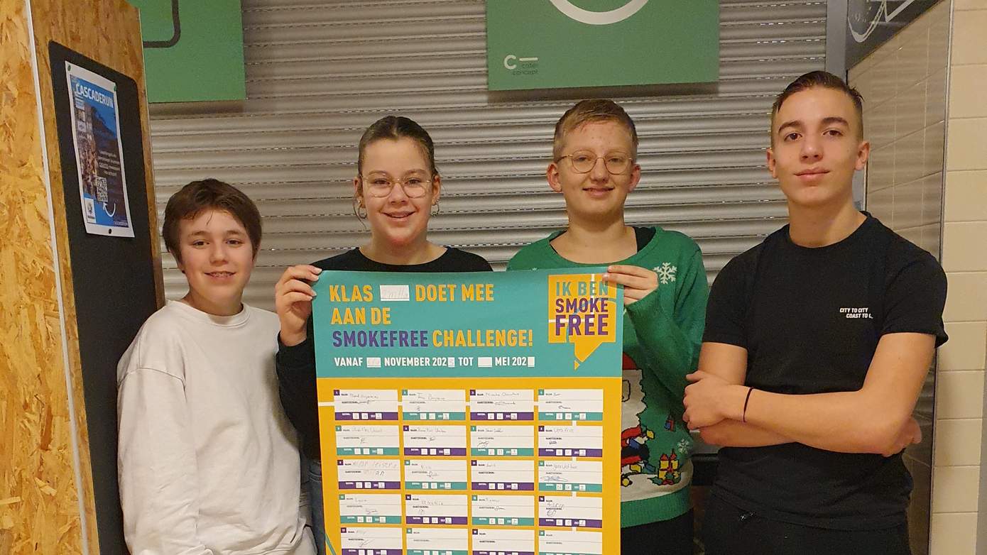 Leerlingen Wolfsbos Starten 2024 Met Smokefree Challenge