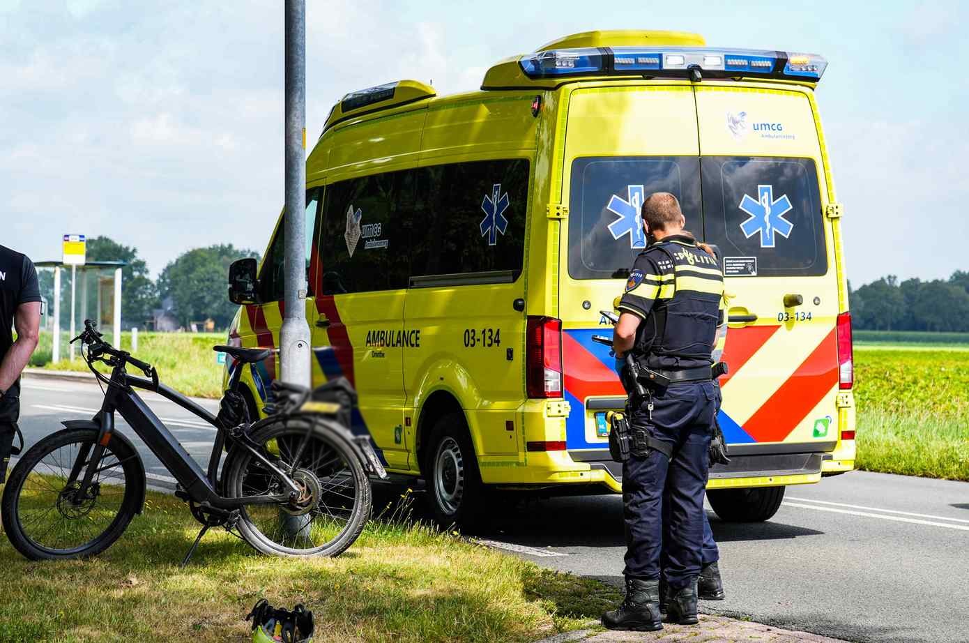 Bestuurder speed pedelec gewond na botsing met auto