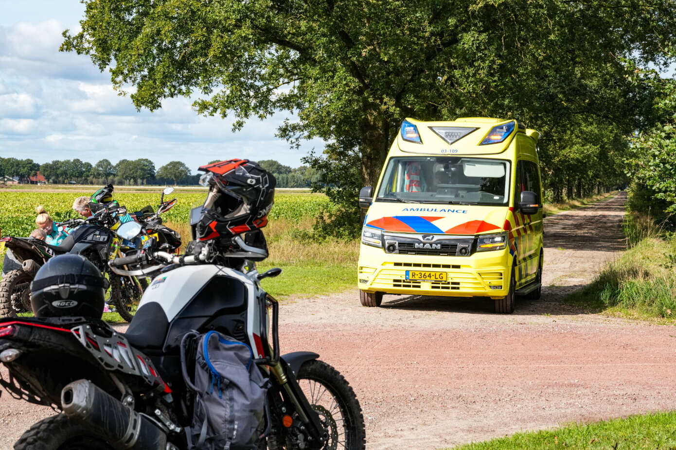 Motorcrosser gewond bij ongeval in Witteveen