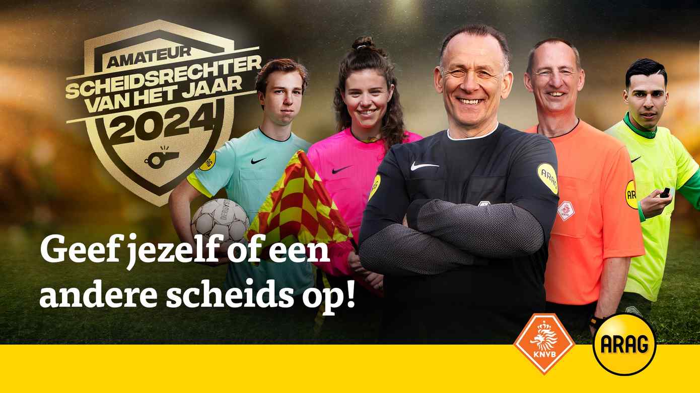 Arbitragehelden gezocht; wie wordt Amateurscheidsrechter van het Jaar 2024?