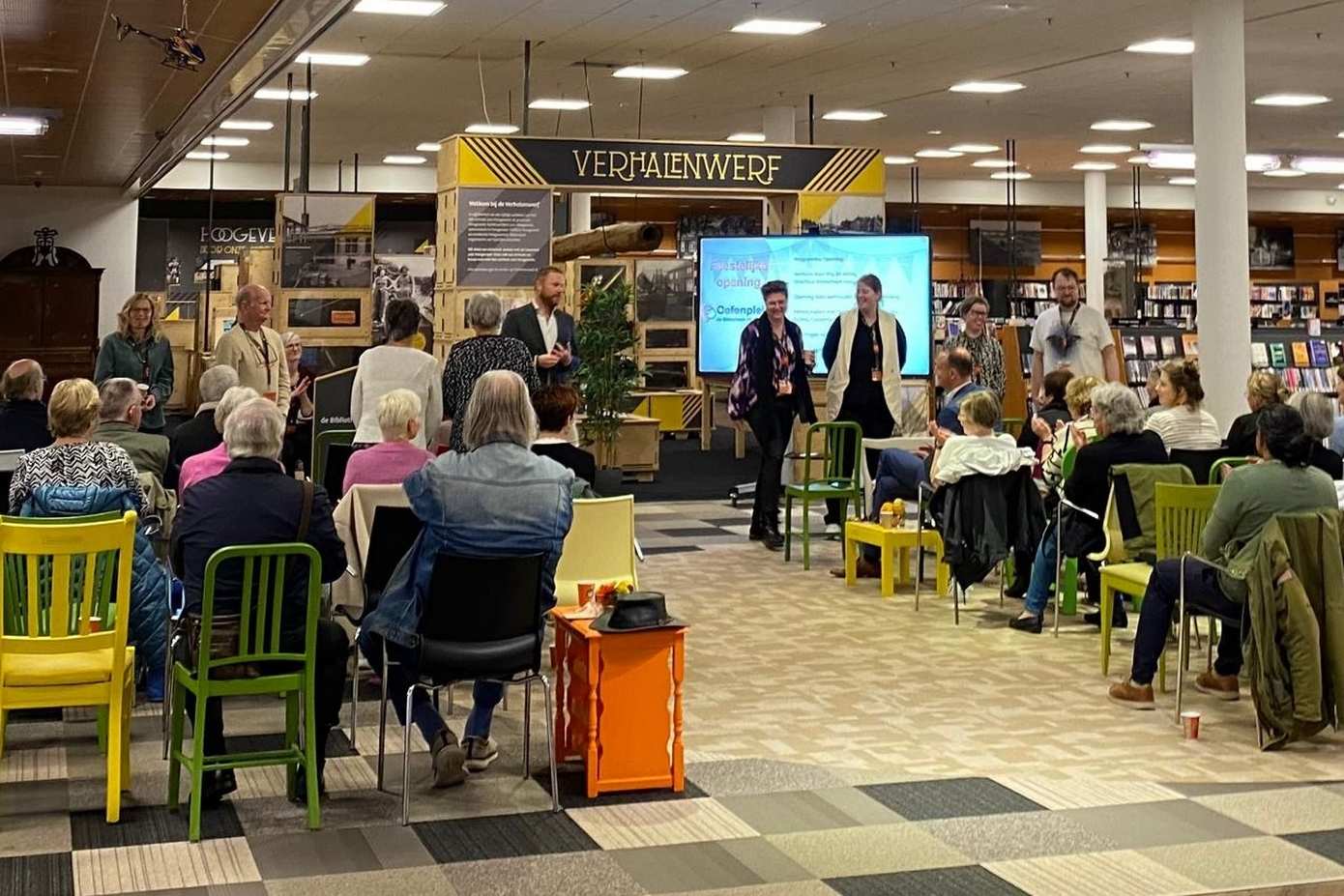 Oefenplein in de Bibliotheek Hoogeveen feestelijk geopend