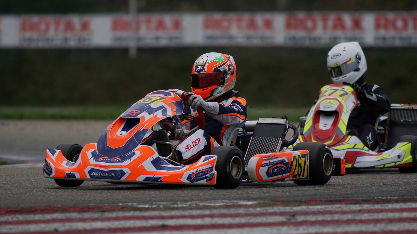 Jorn Helder pakt razendknappe podiumplaats bij debuut in IAME X30 Seniorenklasse!