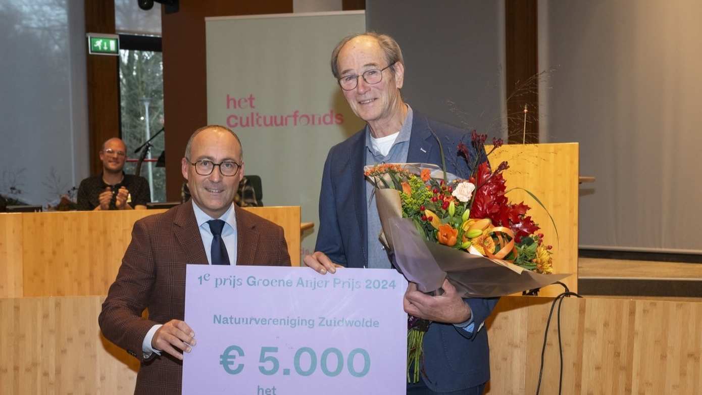 Natuurvereniging Zuidwolde winnaar Groene Anjer, Koorschool Viva La Musica winnaar Drentse Anjer Prijs 2024